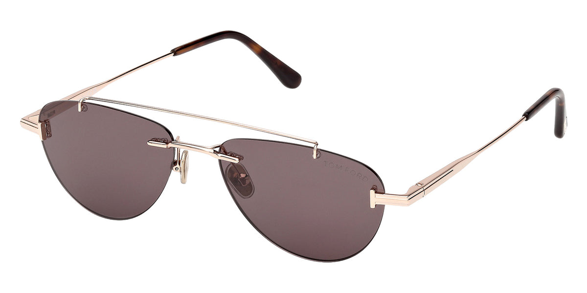 Tom Ford FT1356 ASTOR-02 28A 55 - Shiny Rose Gold / Smoke #id:ft135628a_s:102105
