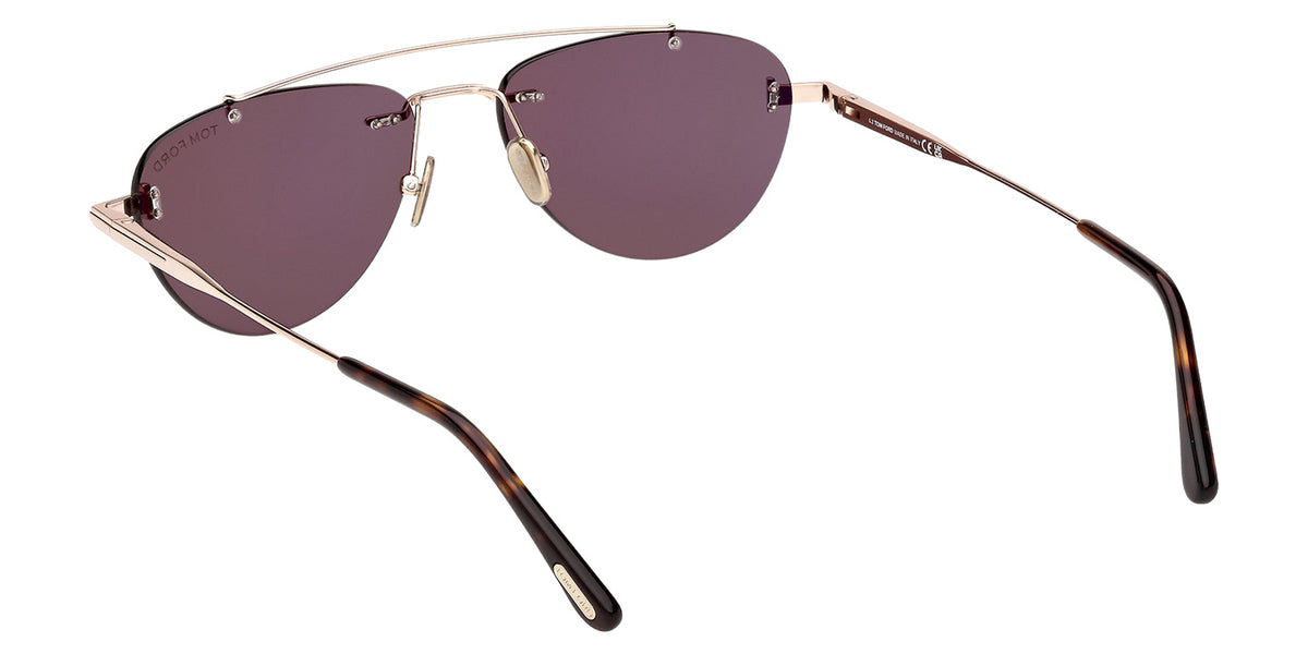 Tom Ford FT1356 ASTOR-02 28A 55 - Shiny Rose Gold / Smoke #id:ft135628a_s:102115