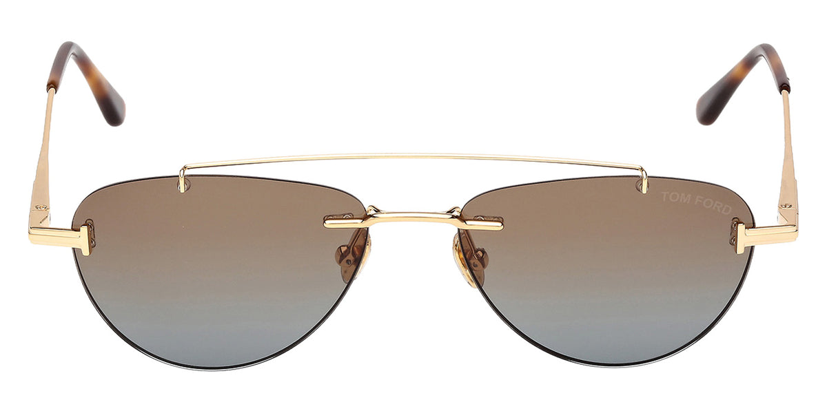 Tom Ford FT1356 ASTOR-02 30F 55 - Shiny Deep Gold / Gradient Brown #id:ft135630f_s:104100