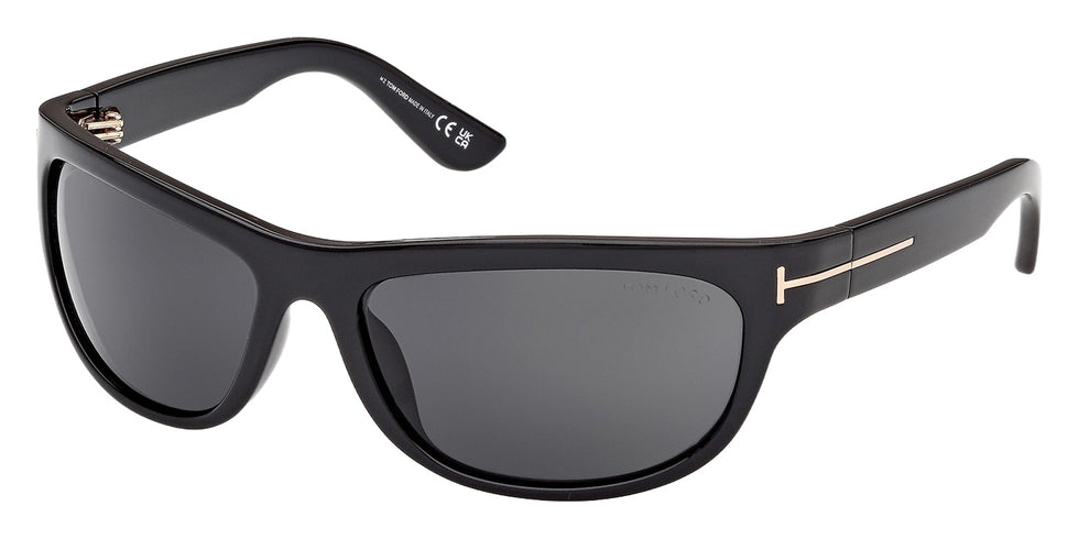 Tom Ford FT1363 ANDERS-02 01A 62 - Shiny Black / Smoke #id:ft136301a_s:100105