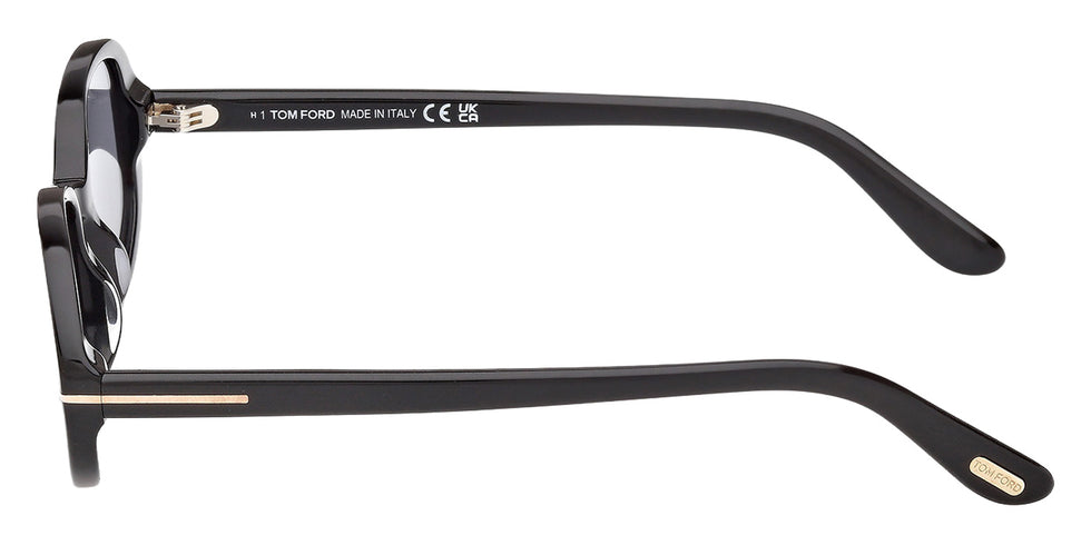 Tom Ford FT1364 IGGY 01A 49 - Shiny Black / Smoke #id:ft136401a_s:100110