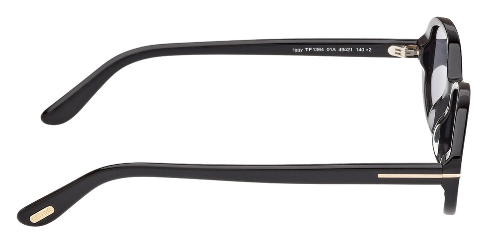 Tom Ford FT1364 IGGY 01A 49 - Shiny Black / Smoke #id:ft136401a_s:100130