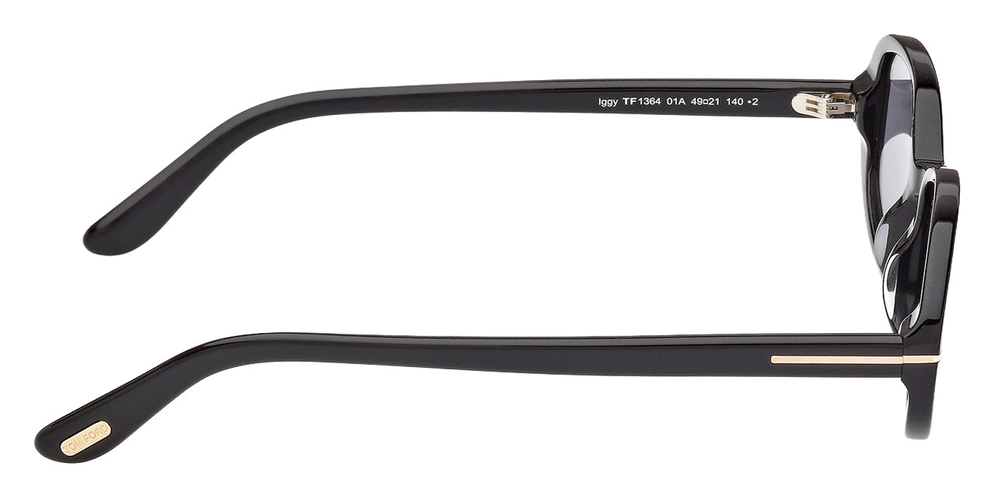 Tom Ford FT1364 IGGY 01A 49 - Shiny Black / Smoke #id:ft136401a_s:100130
