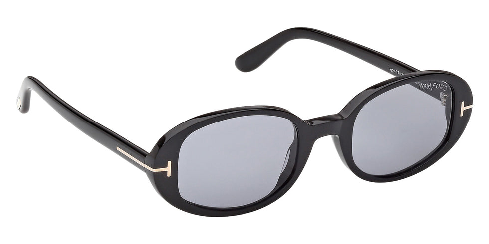 Tom Ford FT1364 IGGY 01A 49 - Shiny Black / Smoke #id:ft136401a_s:100135
