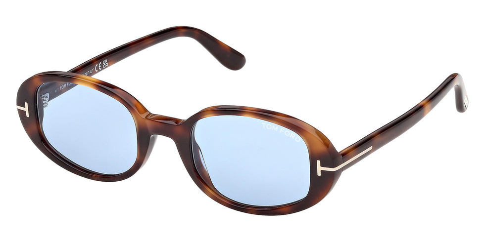 Tom Ford FT1364 IGGY 53V 49 - Blonde Havana / Blue #id:ft136453v_s:104105