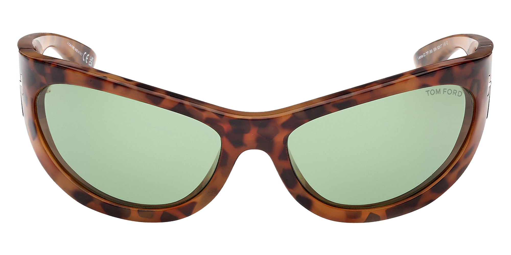 Tom Ford FT1365 55N 62 - Colored Havana / Green 55N #id:ft136555n_s:102100