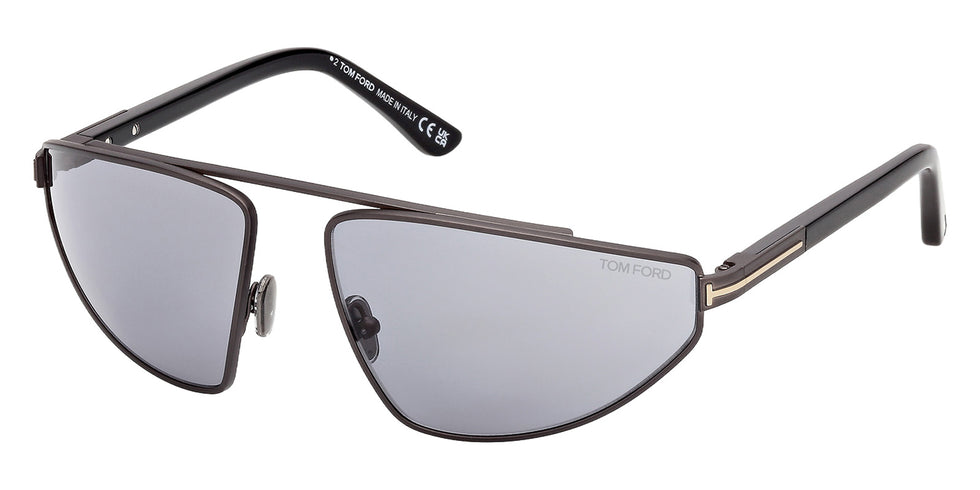Tom Ford FT1399 PARKER-02 13A 64 - Matte Dark Ruthenium / Smoke #id:ft139913a_s:100105