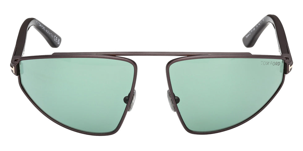 Tom Ford FT1399 PARKER-02 13N 64 - Matte Dark Ruthenium / Green #id:ft139913n_s:102100