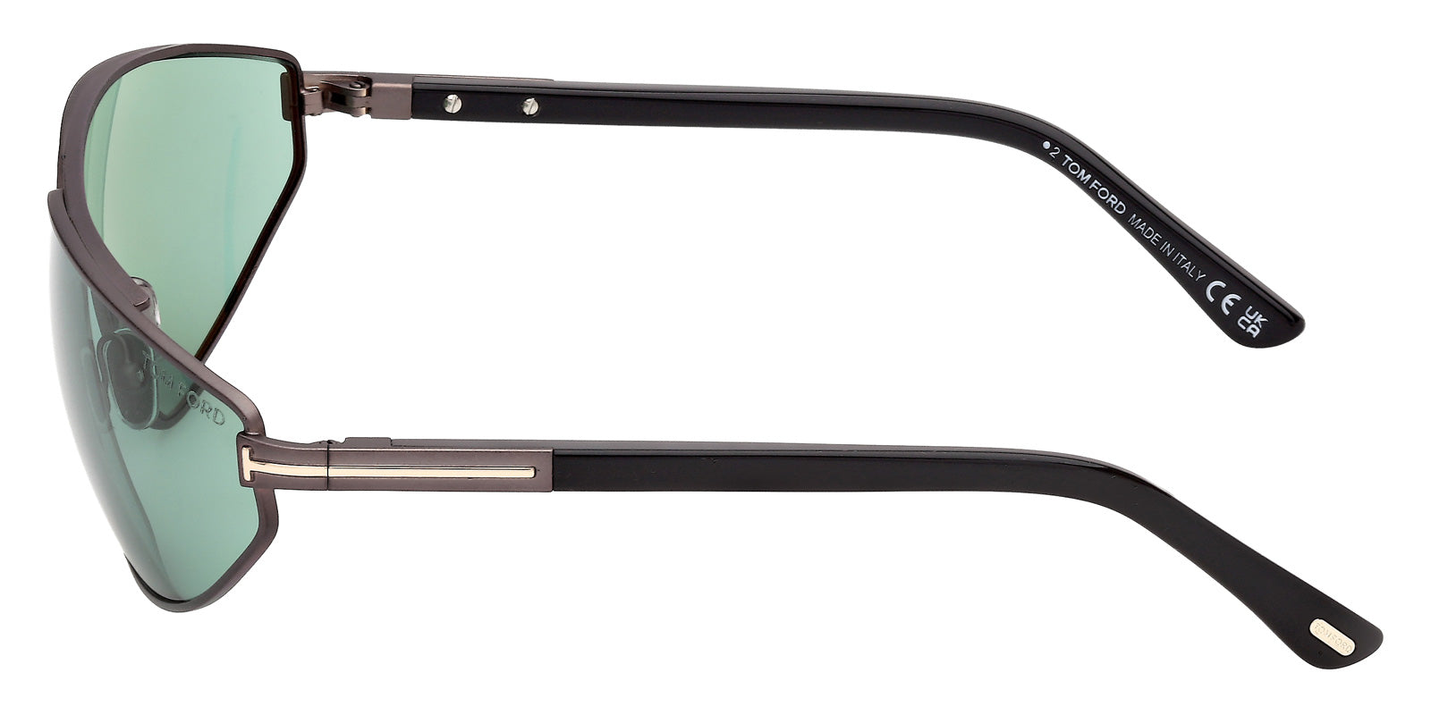 Tom Ford FT1399 PARKER-02 13N 64 - Matte Dark Ruthenium / Green #id:ft139913n_s:102110