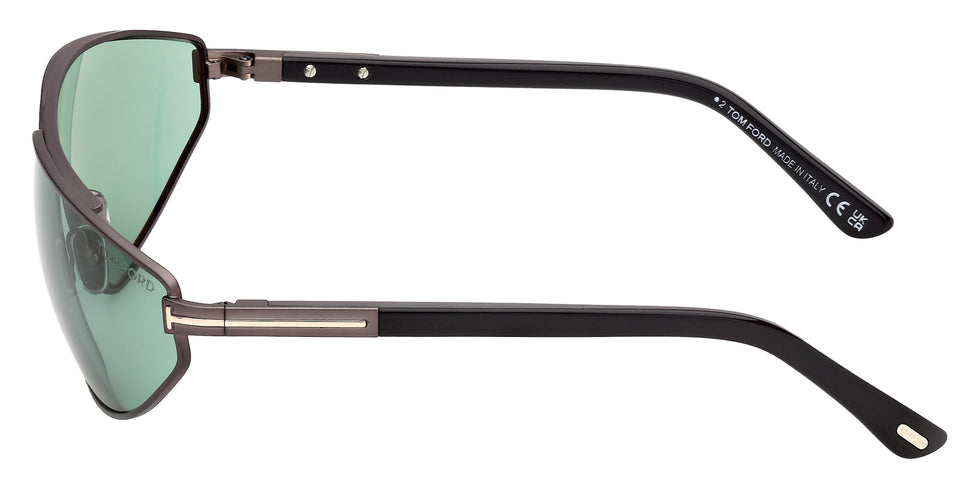 Tom Ford FT1399 PARKER-02 13N 64 - Matte Dark Ruthenium / Green #id:ft139913n_s:102110