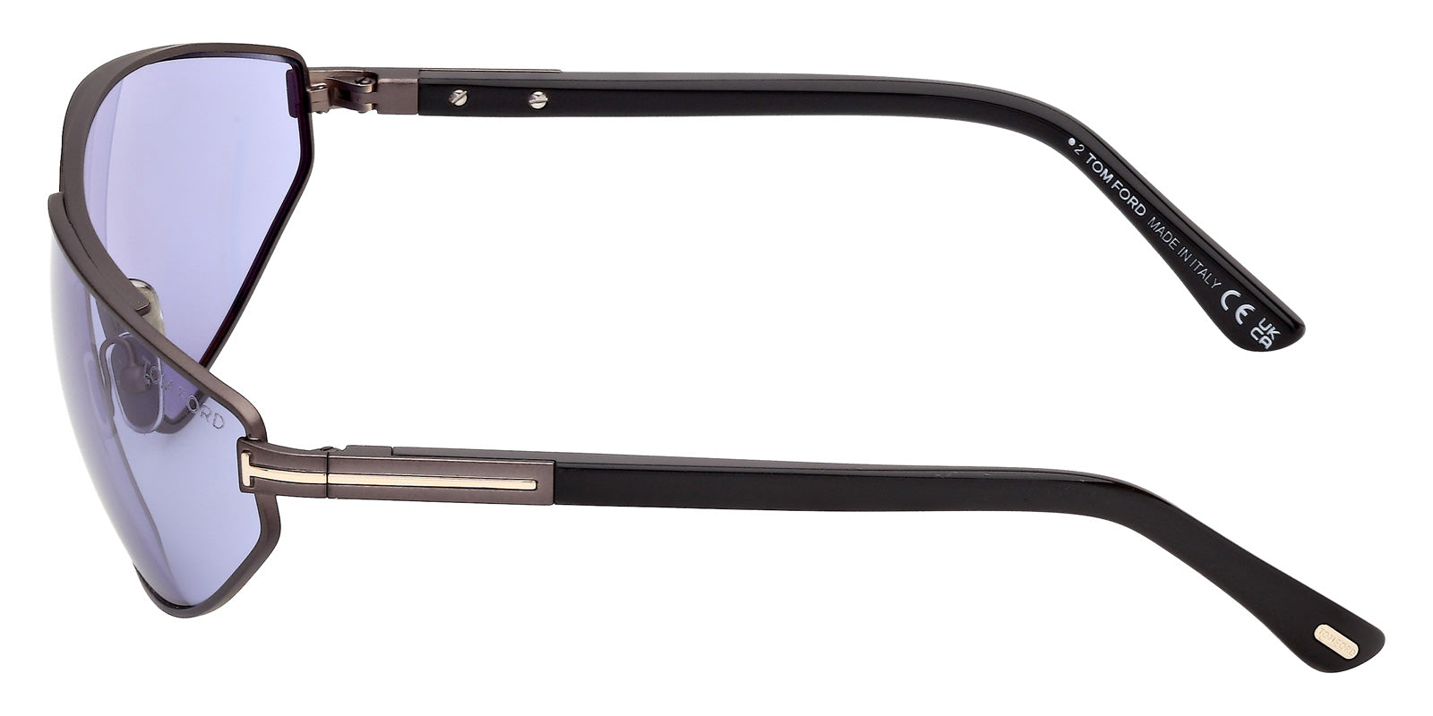 Tom Ford FT1399 PARKER-02 13Y 64 - Matte Dark Ruthenium / Violet #id:ft139913y_s:104110