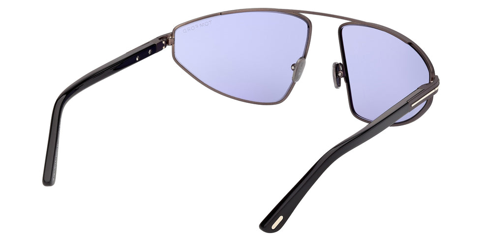 Tom Ford FT1399 PARKER-02 13Y 64 - Matte Dark Ruthenium / Violet #id:ft139913y_s:104125