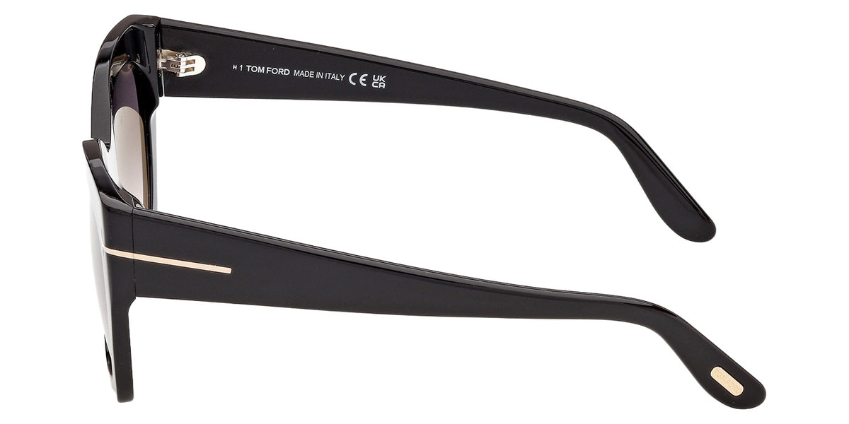 Tom Ford FT1422 JONI-02 01B 54 - Shiny Black / Gradient Smoke #id:ft142201b_s:100110