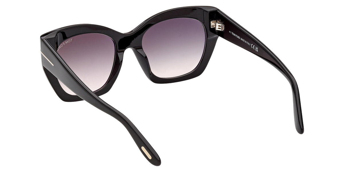 Tom Ford FT1422 JONI-02 01B 54 - Shiny Black / Gradient Smoke #id:ft142201b_s:100115