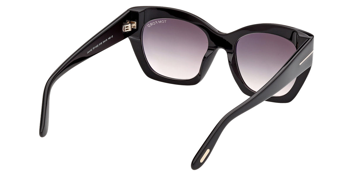 Tom Ford FT1422 JONI-02 01B 54 - Shiny Black / Gradient Smoke #id:ft142201b_s:100125