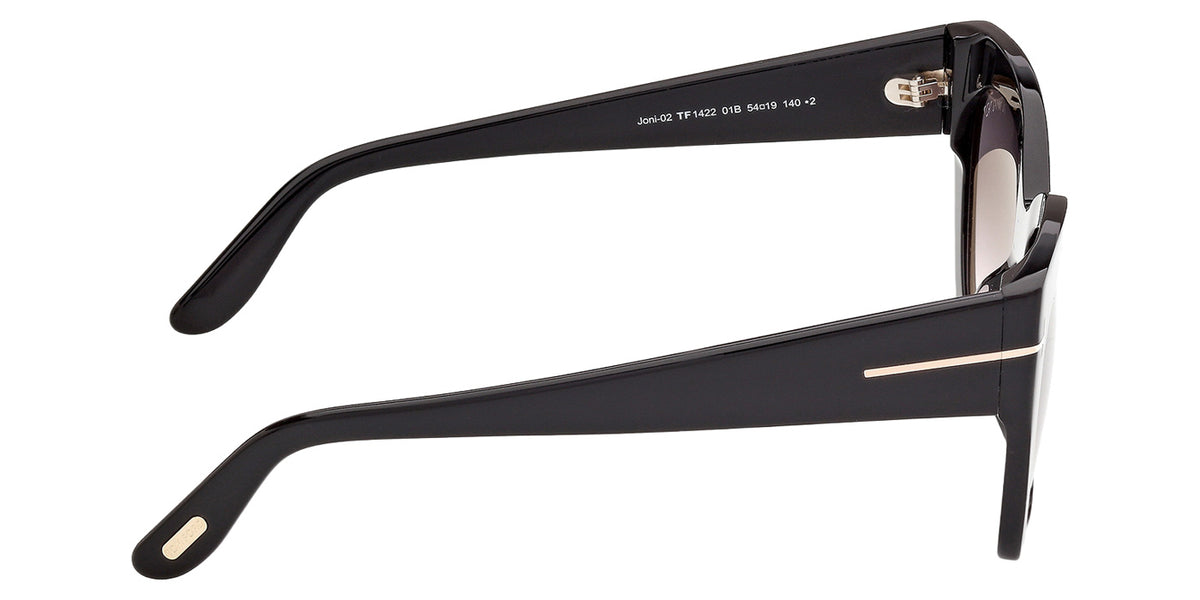 Tom Ford FT1422 JONI-02 01B 54 - Shiny Black / Gradient Smoke #id:ft142201b_s:100130