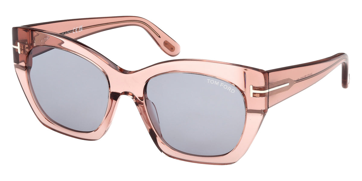 Tom Ford FT1422 JONI-02 72A 54 - Shiny Light Pink / Smoke #id:ft142272a_s:104105