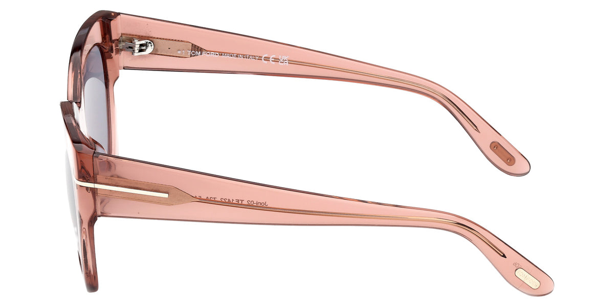 Tom Ford FT1422 JONI-02 72A 54 - Shiny Light Pink / Smoke #id:ft142272a_s:104110