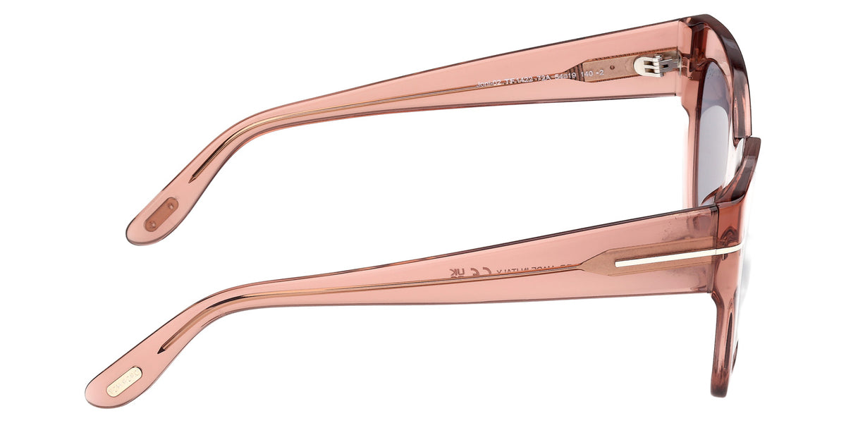 Tom Ford FT1422 JONI-02 72A 54 - Shiny Light Pink / Smoke #id:ft142272a_s:104130