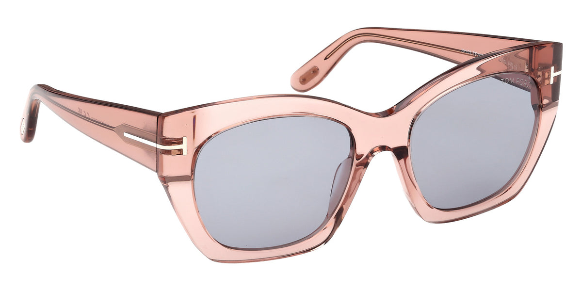 Tom Ford FT1422 JONI-02 72A 54 - Shiny Light Pink / Smoke #id:ft142272a_s:104135