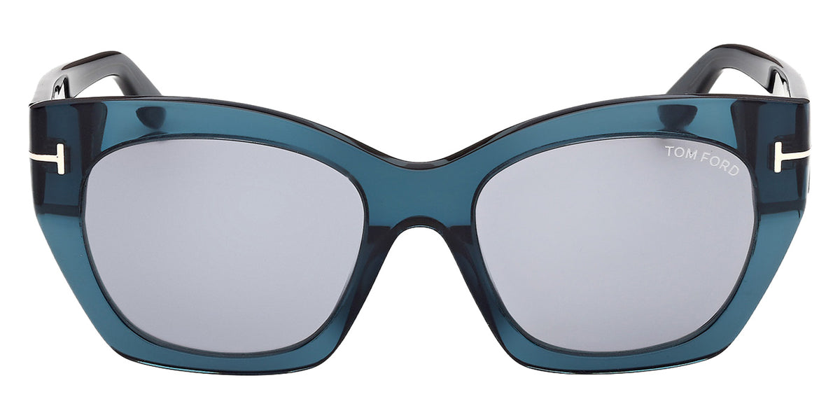 Tom Ford FT1422 JONI-02 87A 54 - Shiny Turquoise / Smoke #id:ft142287a_s:106100