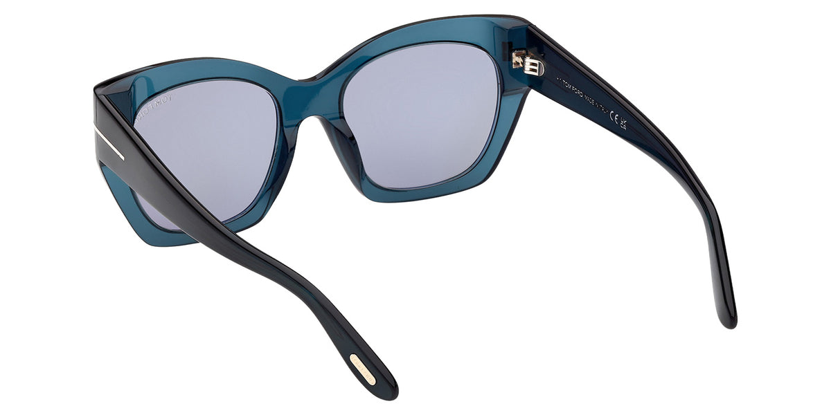 Tom Ford FT1422 JONI-02 87A 54 - Shiny Turquoise / Smoke #id:ft142287a_s:106115