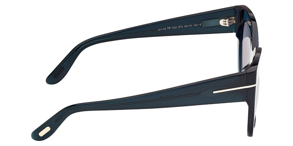 Tom Ford FT1422 JONI-02 87A 54 - Shiny Turquoise / Smoke #id:ft142287a_s:106130