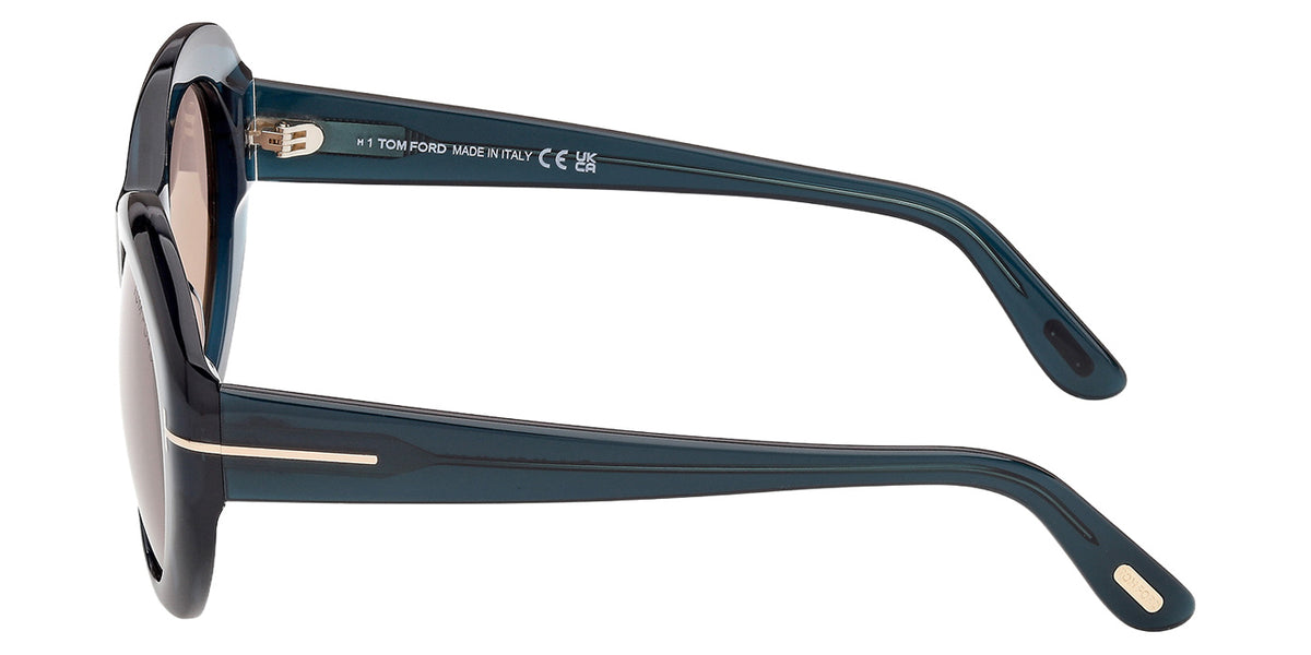 Tom Ford FT1423 ELODIE-02 87E 54 - Shiny Turquoise / Brown #id:ft142387e_s:104110
