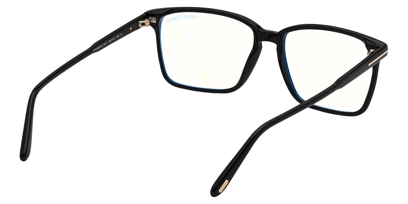 Tom Ford FT5696-B 001 54 - Shiny Black / Blue Filter #id:ft5696b001_s:100125