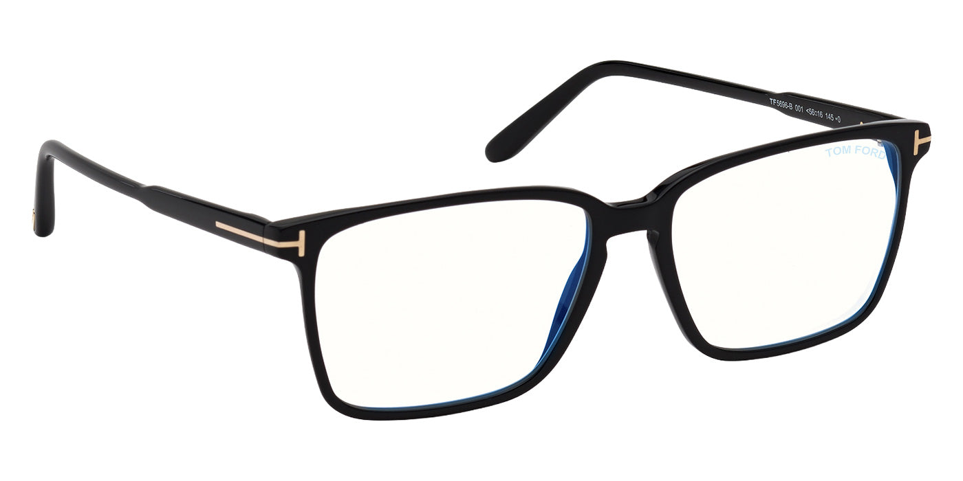 Tom Ford FT5696-B 001 54 - Shiny Black / Blue Filter #id:ft5696b001_s:100135