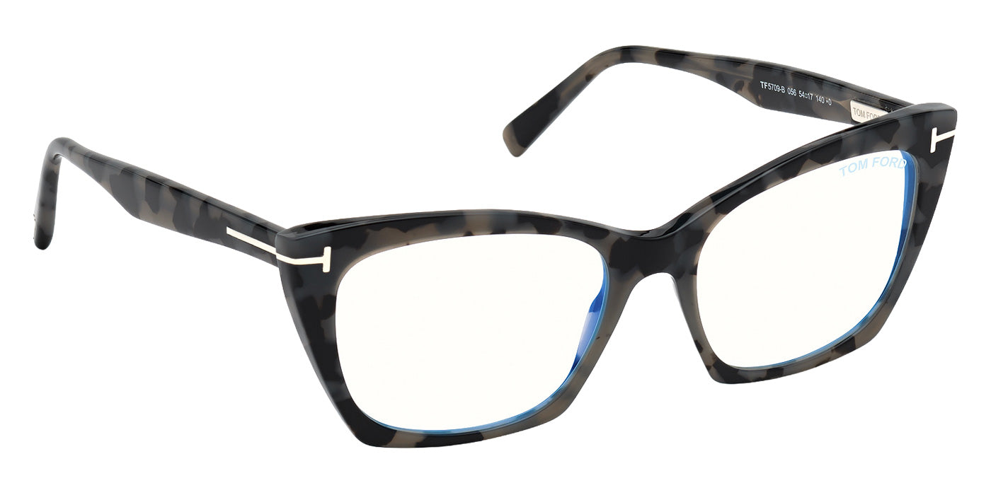 Tom Ford FT5709-B 056 54 - Colored Havana / Blue Filter #id:ft5709b056_s:100135