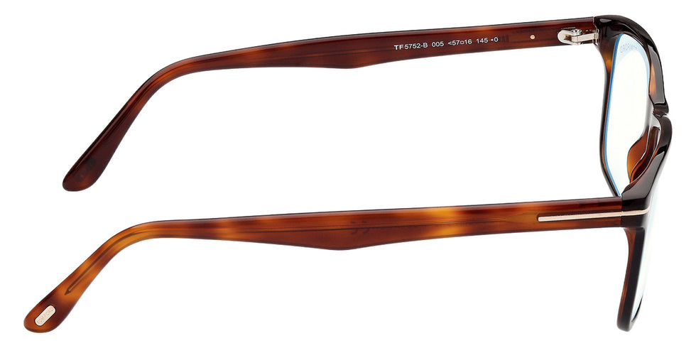 Tom Ford FT5752-B 005 55 - Black/Havana / Blue Filter #id:ft5752b005_s:100130