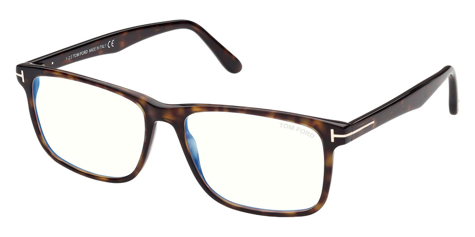 Tom Ford FT5752-B 052 55 - Dark Havana / Blue Filter #id:ft5752b052_s:104105