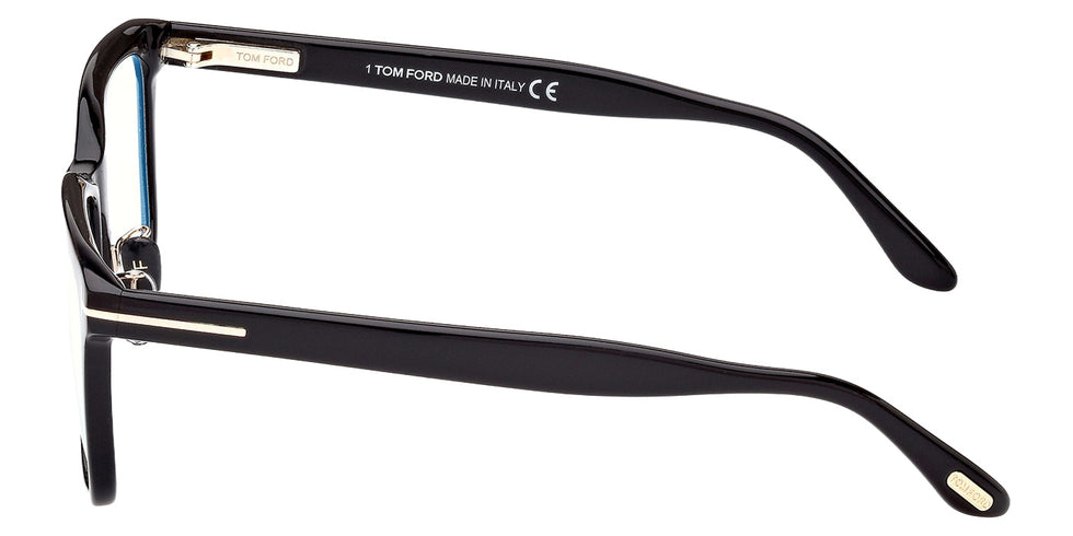 Tom Ford FT5853-D-B 001 55 - Shiny Black / Blue Filter #id:ft5853db001_s:100110