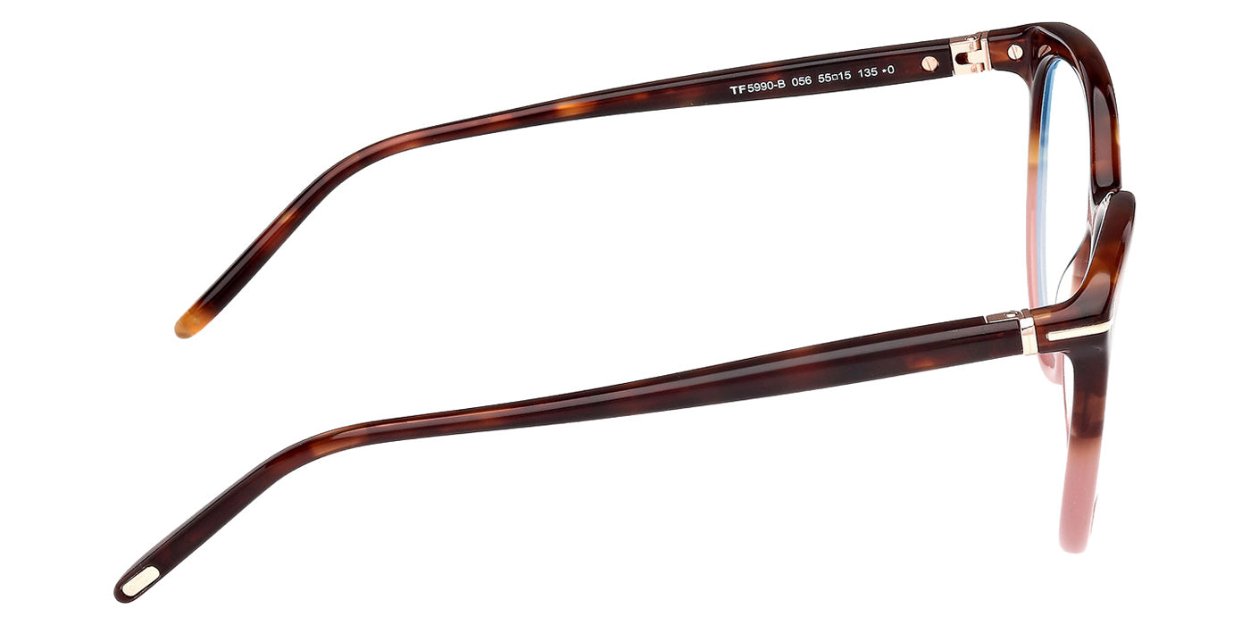 Tom Ford FT5990-B 056 55 - Colored Havana / Blue Filter #id:ft5990b056_s:100130