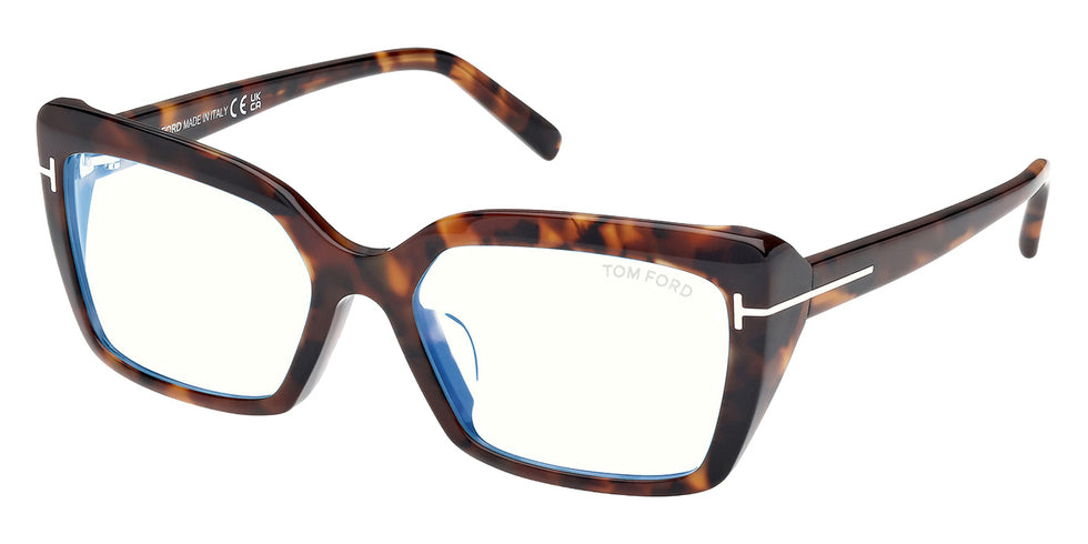 Tom Ford FT5991-F-B 052 56 - Dark Havana / Blue Filter #id:ft5991fb052_s:100105