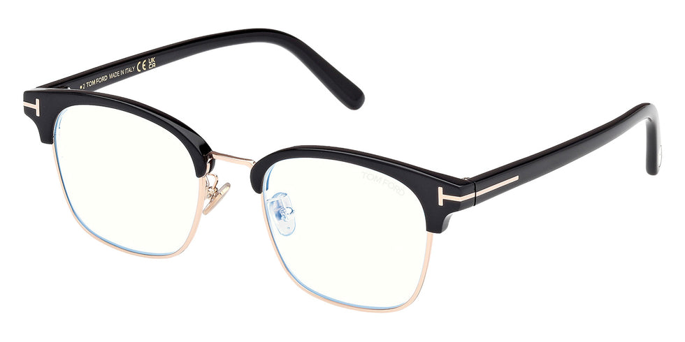 Tom Ford FT6001-K-B 001 51 - Shiny Black / Blue Filter #id:ft6001kb001_s:100105