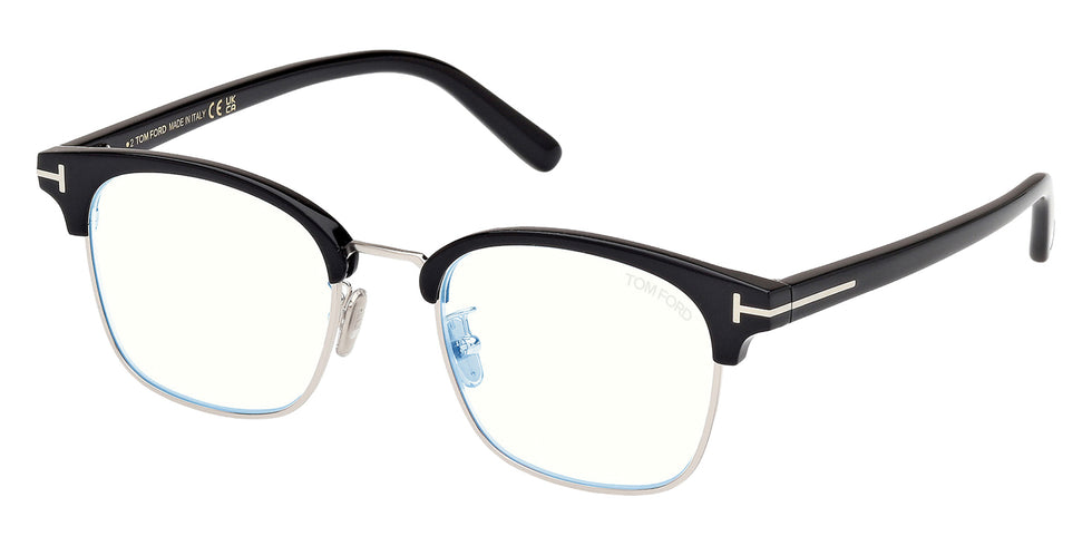Tom Ford FT6001-K-B 005 51 - Shiny Black / Blue Filter 005 #id:ft6001kb005_s:100105
