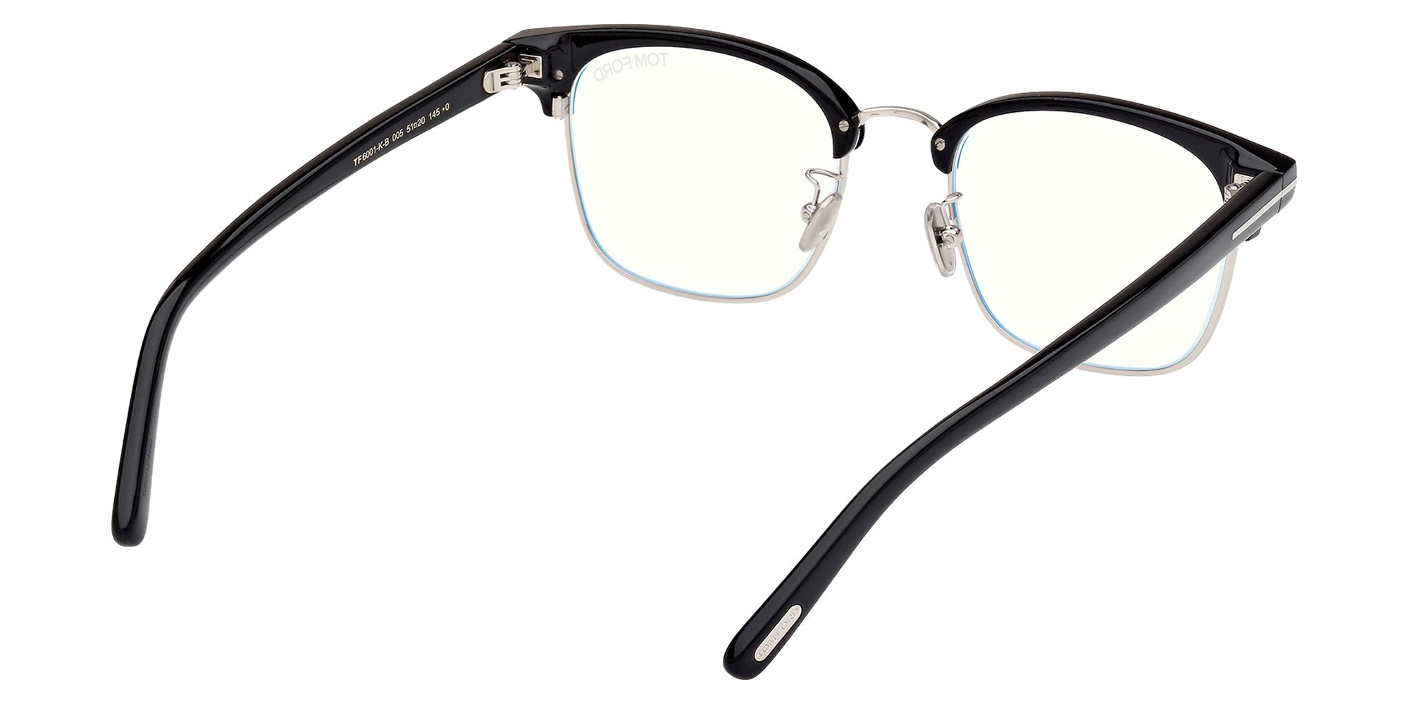 Tom Ford FT6001-K-B 005 51 - Shiny Black / Blue Filter 005 #id:ft6001kb005_s:100125