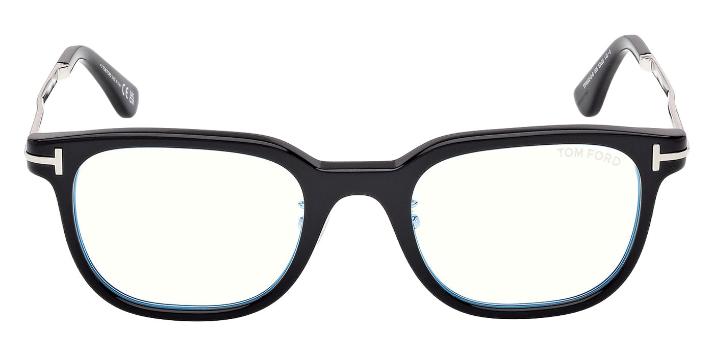 Tom Ford FT6022-D-B 005 52 - Shiny Black / Blue Filter #id:ft6022db005_s:100100