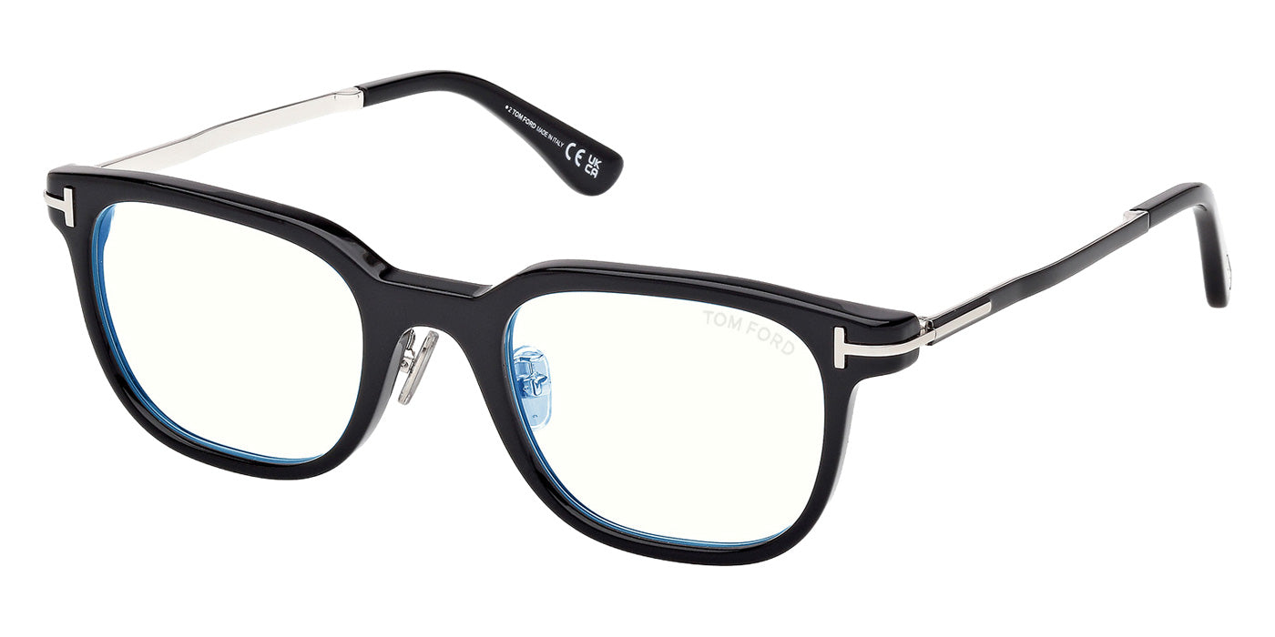 Tom Ford FT6022-D-B 005 52 - Shiny Black / Blue Filter #id:ft6022db005_s:100105