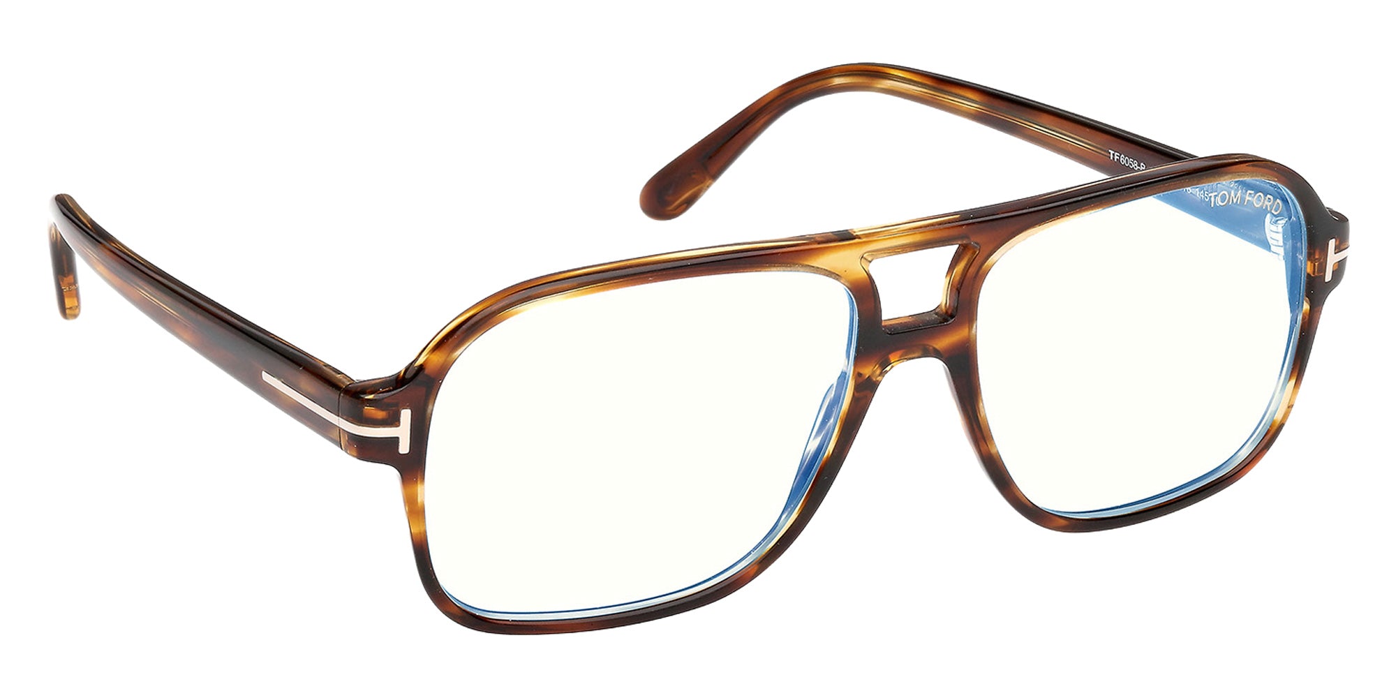 Tom Ford FT6058-B 055 58 - Colored Havana / Blue Filter 055 #id:ft6058b055_s:100135