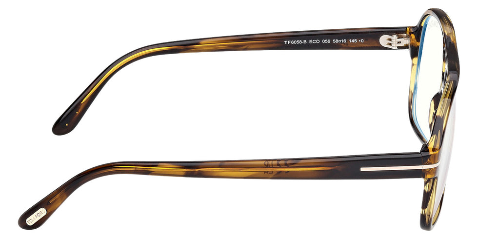 Tom Ford FT6058-B 056 58 - Colored Havana / Blue Filter #id:ft6058b056_s:100130