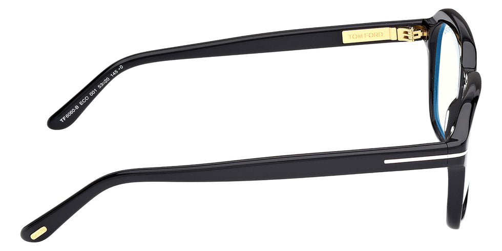 Tom Ford FT6060-B 001 53 - Shiny Black / Blue Filter #id:ft6060b001_s:100130
