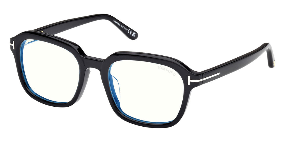 Tom Ford FT6060-F-B 001 54 - Shiny Black / Blue Filter #id:ft6060fb001_s:100105