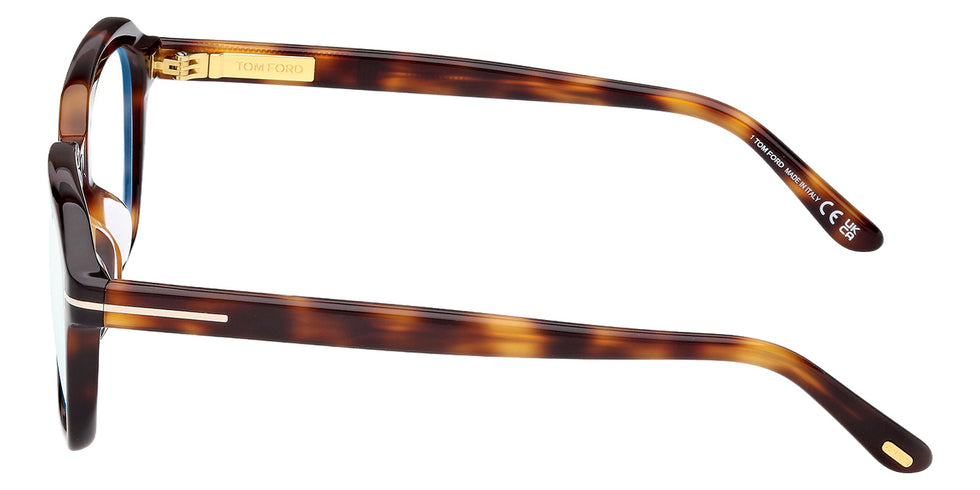 Tom Ford FT6060-F-B 053 54 - Blonde Havana / Blue Filter #id:ft6060fb053_s:104110