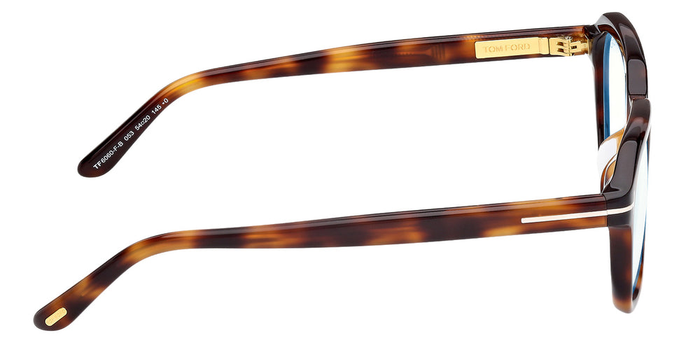 Tom Ford FT6060-F-B 053 54 - Blonde Havana / Blue Filter #id:ft6060fb053_s:104130