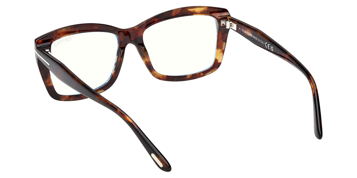 Tom Ford FT6065-B 055 55 - Colored Havana / Blue Filter #id:ft6065b055_s:104115