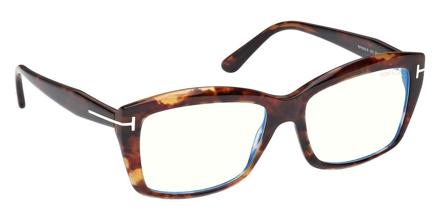 Tom Ford FT6065-B 055 55 - Colored Havana / Blue Filter #id:ft6065b055_s:104135