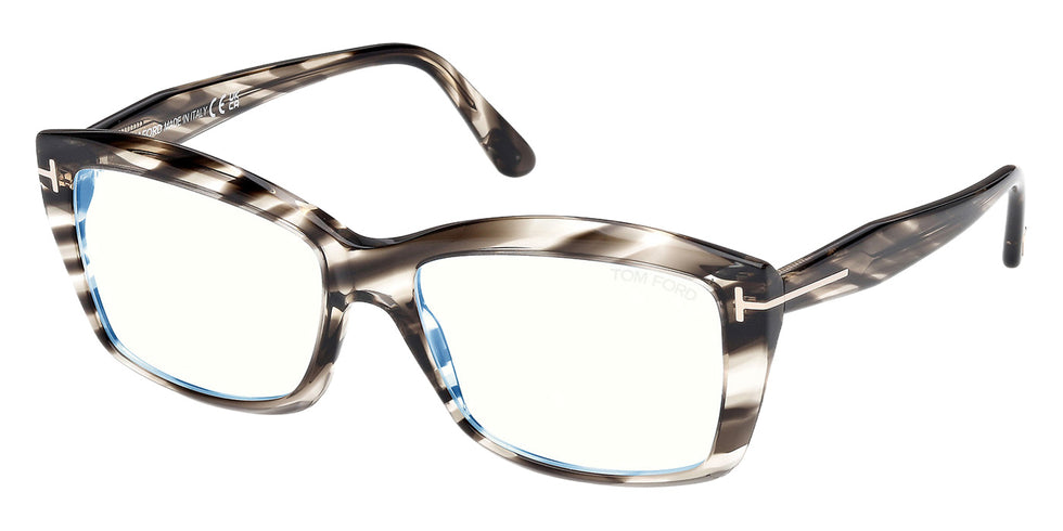 Tom Ford FT6065-B 056 55 - Colored Havana / Blue Filter #id:ft6065b056_s:106105